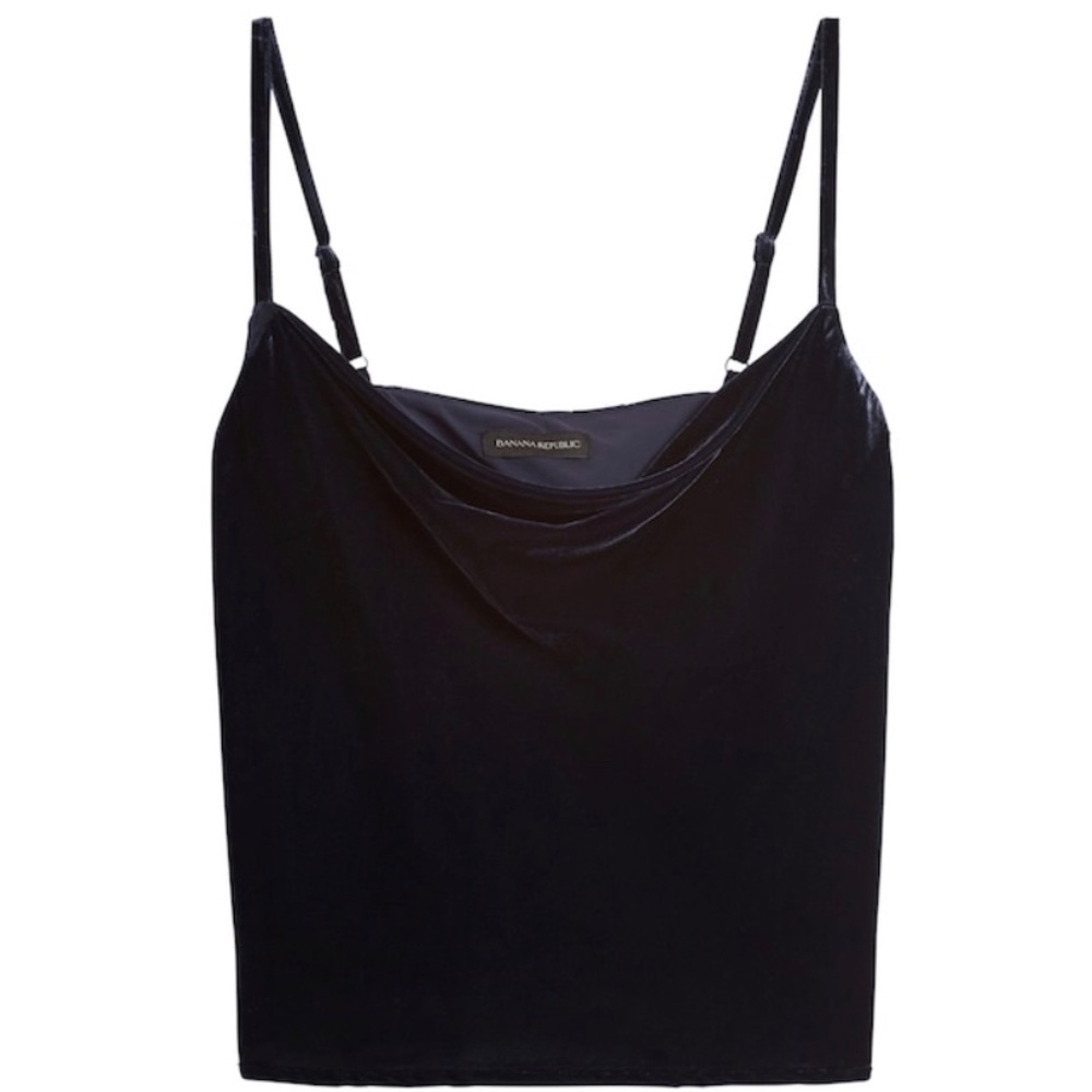 *NWT* Banana Republic Velvet Cowl-Neck Cami